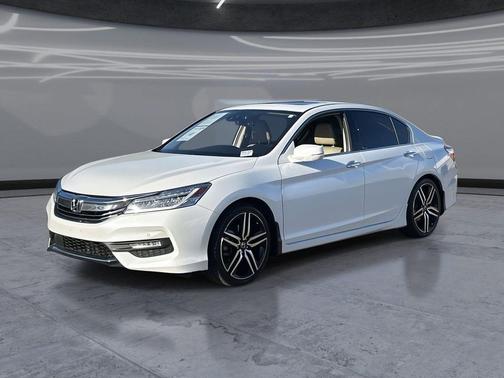 White Orchid Pearl 2017 Honda Accord Touring V6