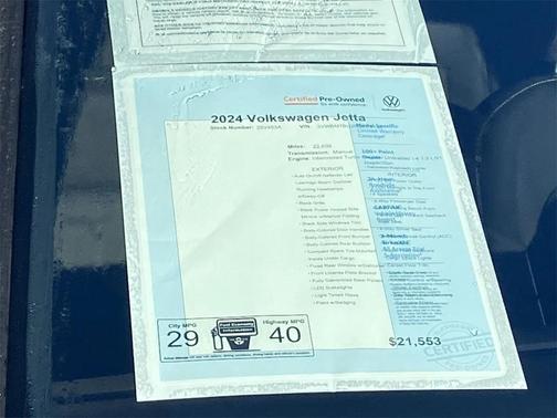 2024 Volkswagen Jetta 1.5T Sport