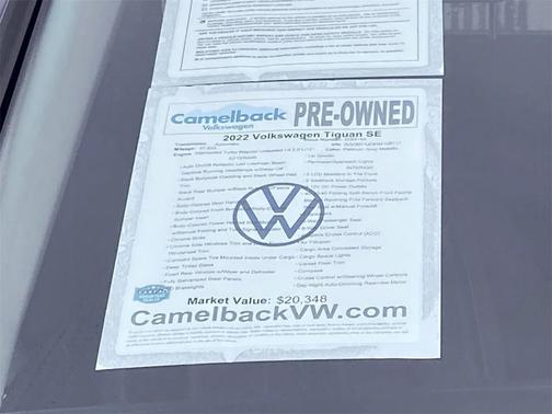 2022 Volkswagen Tiguan 2.0T SE