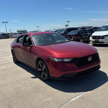 Radiant Red Metallic 2023 Honda Accord Hybrid Sport