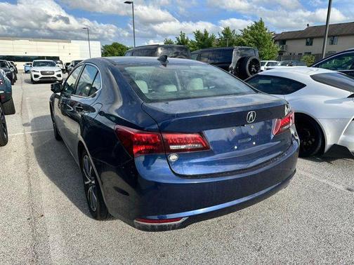 Fathom Blue Pearl 2015 Acura TLX V6 Tech