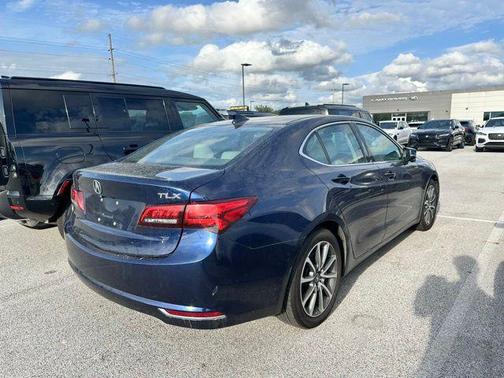 Fathom Blue Pearl 2015 Acura TLX V6 Tech