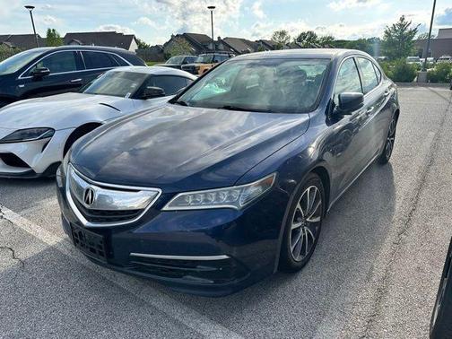 Fathom Blue Pearl 2015 Acura TLX V6 Tech