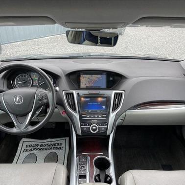 Fathom Blue Pearl 2015 Acura TLX V6 Tech