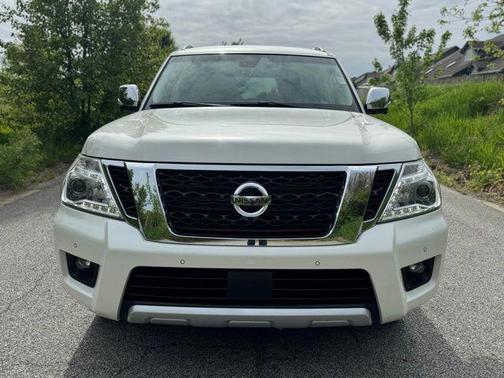 Pearl White 2017 Nissan Armada Platinum