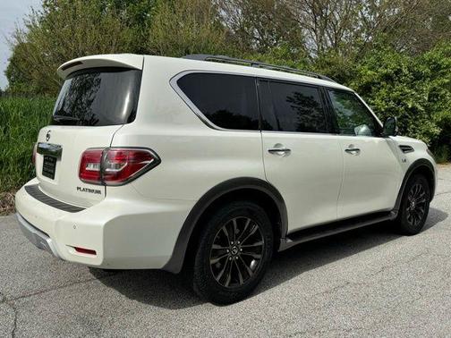 Pearl White 2017 Nissan Armada Platinum