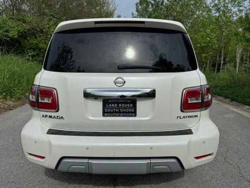 Pearl White 2017 Nissan Armada Platinum