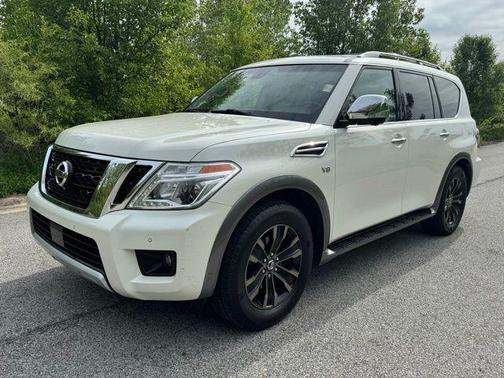 Pearl White 2017 Nissan Armada Platinum