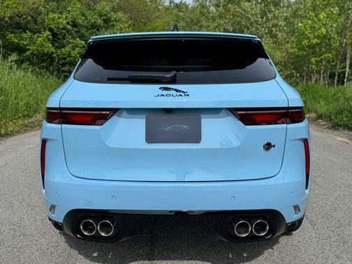 Blue 2026 Jaguar F-PACE SVR