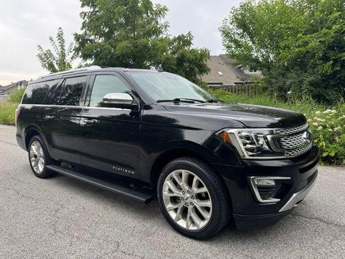 Agate Black Metallic 2019 Ford Expedition Max Platinum
