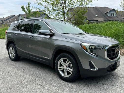 Satin Steel Metallic 2018 GMC Terrain SLE