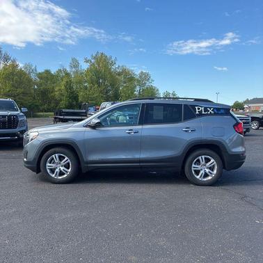 Satin Steel Metallic 2018 GMC Terrain SLE