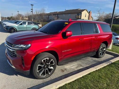 Cherry Red Tintcoat 2022 Chevrolet Suburban LT