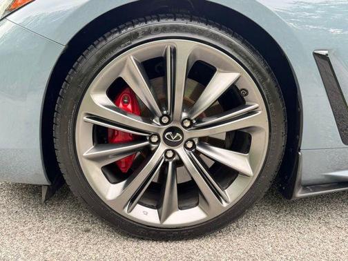 Slate Gray 2021 INFINITI Q60 3.0t Red Sport 400