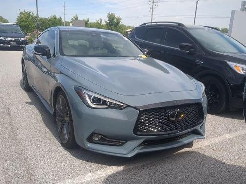 Slate Gray 2021 INFINITI Q60 3.0t Red Sport 400
