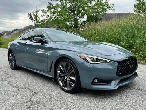 Slate Gray 2021 INFINITI Q60 3.0t Red Sport 400