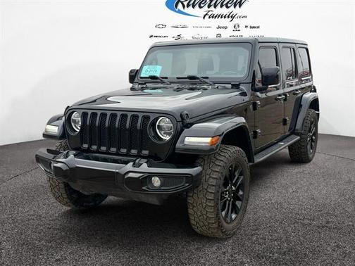 Black 2021 Jeep Wrangler Unlimited Sahara SUV