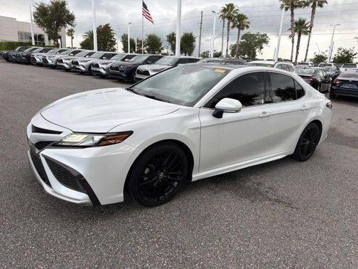 Super White 2021 Toyota Camry XSE