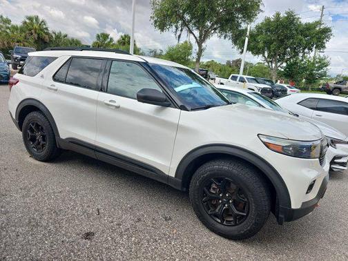White Metallic 2022 Ford Explorer Timberline