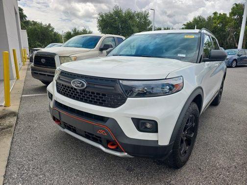 White Metallic 2022 Ford Explorer Timberline