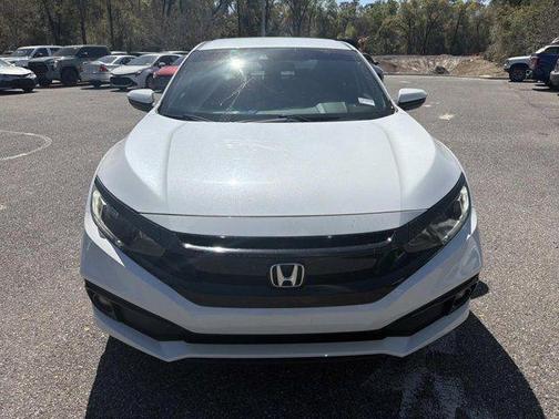 Platinum White Pearl 2021 Honda Civic Sport