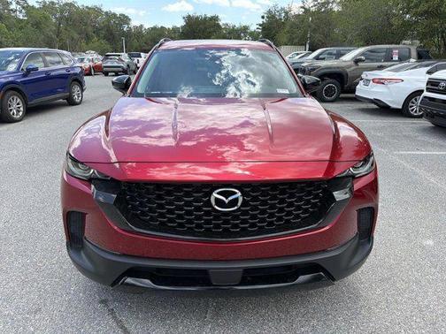 Soul Red Crystal Metallic 2025 Mazda CX-50 Hybrid Premium Package