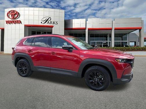 Soul Red Crystal Metallic 2025 Mazda CX-50 Hybrid Premium Package