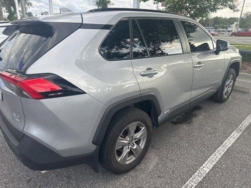 Silver Sky Metallic 2025 Toyota RAV4 Hybrid XLE