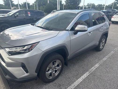Silver Sky Metallic 2025 Toyota RAV4 Hybrid XLE