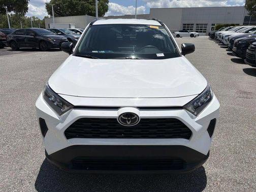 Super White 2021 Toyota RAV4 LE