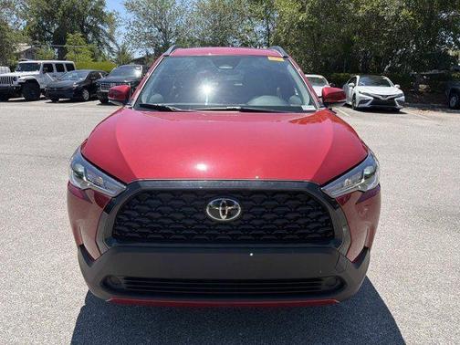 Barcelona Red Metallic 2024 Toyota Corolla Cross LE