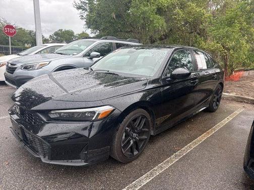 Crystal Black Pearl 2025 Honda Civic Sport