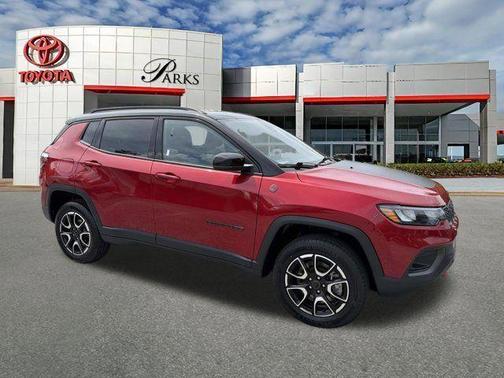 Red 2025 Jeep Compass Trailhawk