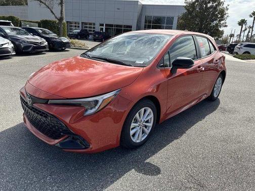 Inferno Red 2026 Toyota Corolla Hatchback SE