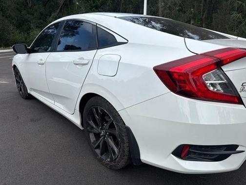 Platinum White Pearl 2021 Honda Civic Sport