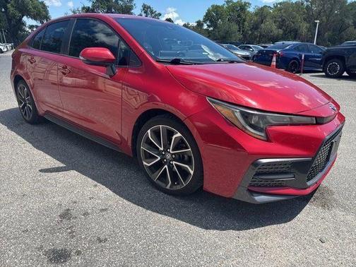 Barcelona Red Metallic 2020 Toyota Corolla SE