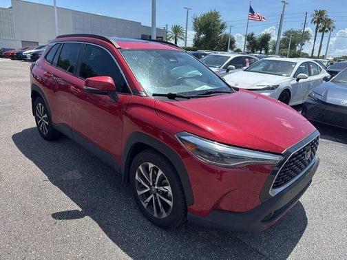 Barcelona Red Metallic 2023 Toyota Corolla Cross XLE