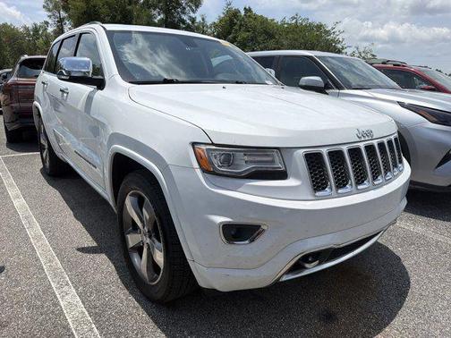 Bright White Clearcoat 2015 Jeep Grand Cherokee Overland