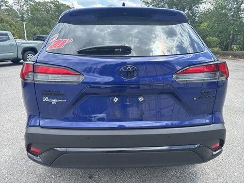 Blue 2025 Toyota Corolla Cross Hybrid XSE