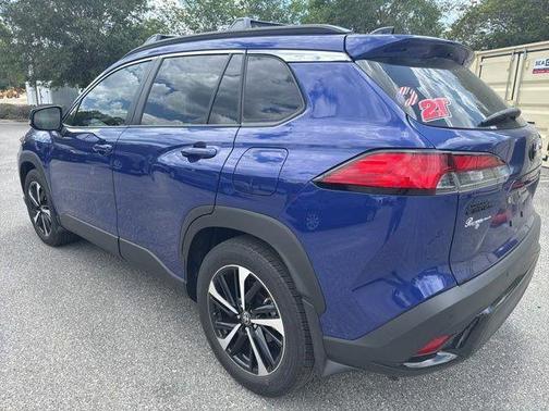 Blue 2025 Toyota Corolla Cross Hybrid XSE