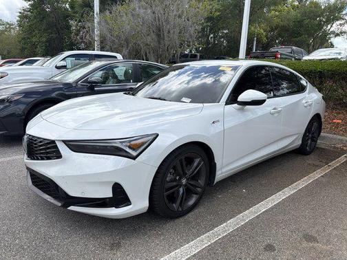 Platinum White Pearl 2023 Acura Integra A-Spec Technology