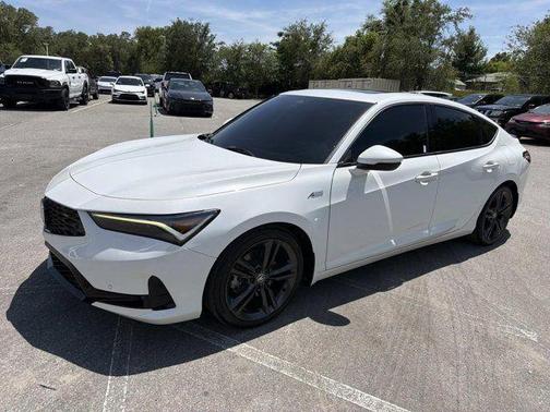 Platinum White Pearl 2023 Acura Integra A-Spec Technology