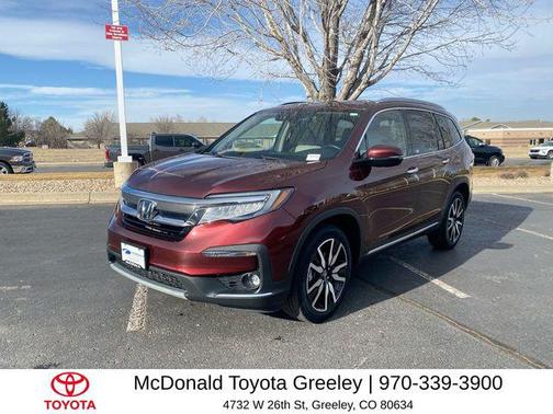Deep Scarlet Pearl 2021 Honda Pilot AWD Elite