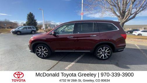Deep Scarlet Pearl 2021 Honda Pilot AWD Elite