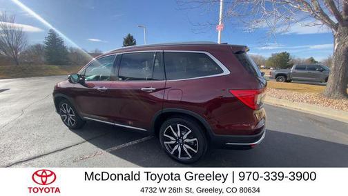 Deep Scarlet Pearl 2021 Honda Pilot AWD Elite