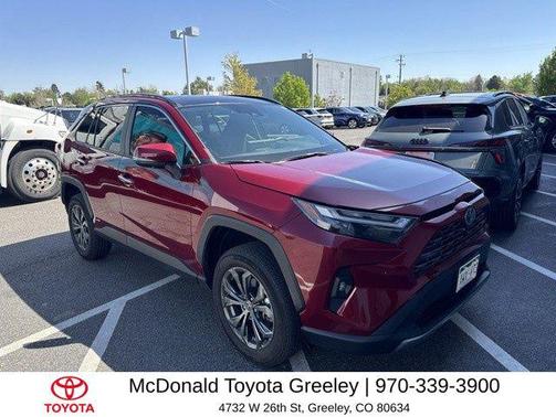 Ruby Flare Pearl 2023 Toyota RAV4 Hybrid Limited
