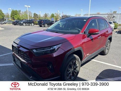Ruby Flare Pearl 2023 Toyota RAV4 Hybrid Limited