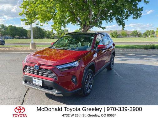 Ruby Flare Pearl 2023 Toyota RAV4 Hybrid Limited