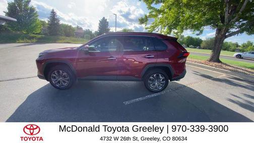 Ruby Flare Pearl 2023 Toyota RAV4 Hybrid Limited