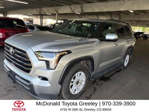 Celestial Silver Metallic 2025 Toyota Sequoia SR5